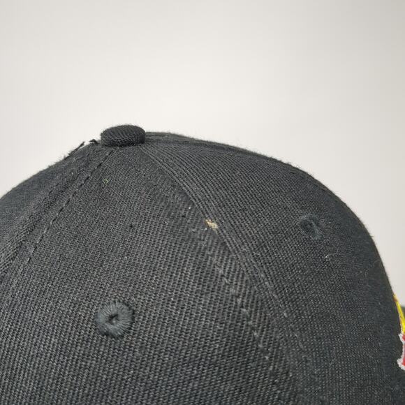 Hot Wheels Slideback Hat Black One Size Embroidered Adjustable 6 Panel - Picture 6 of 10
